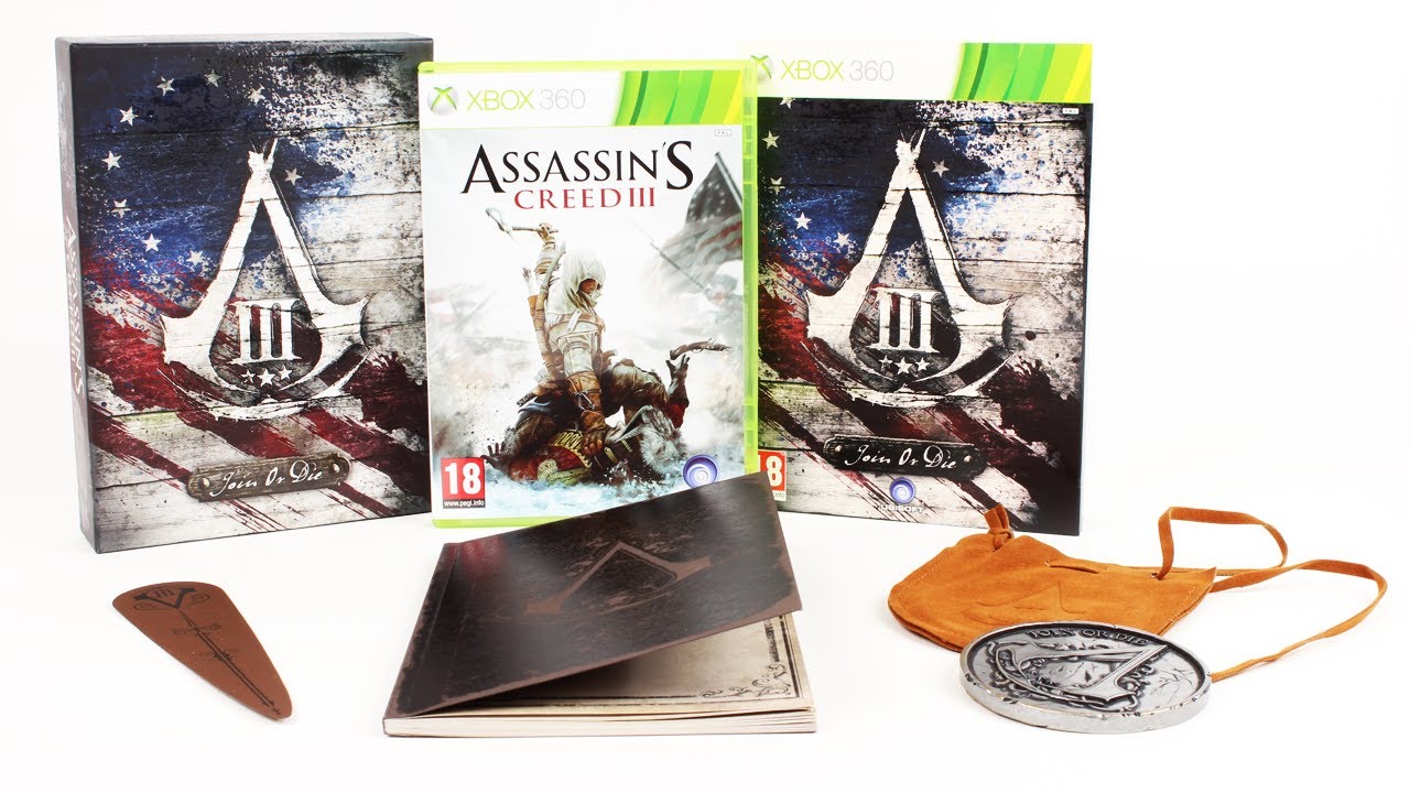 Jeu PS3 Assassin’s Creed 3 Join Or Die Edition Collector - Version FR - Très Bon état