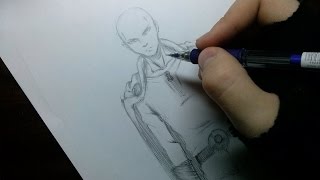 Saitama (One-Panch Man) - Speed Drawing | Сайтама (Ван панч мен) - Ускоренное рисование