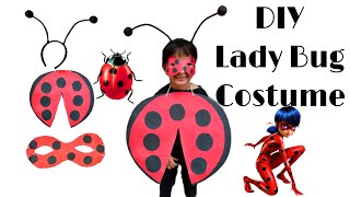 DIY Ladybug Costume | Miraculous Ladybug Dressup | Halloween Costume #ladybug #costume