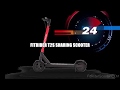 FitRider T2S 10 inch Sharing Scooter with IoT/GPS and Swappable Battery 36V16Ah big capacity