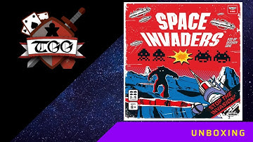Space Invaders Board Game Unboxing