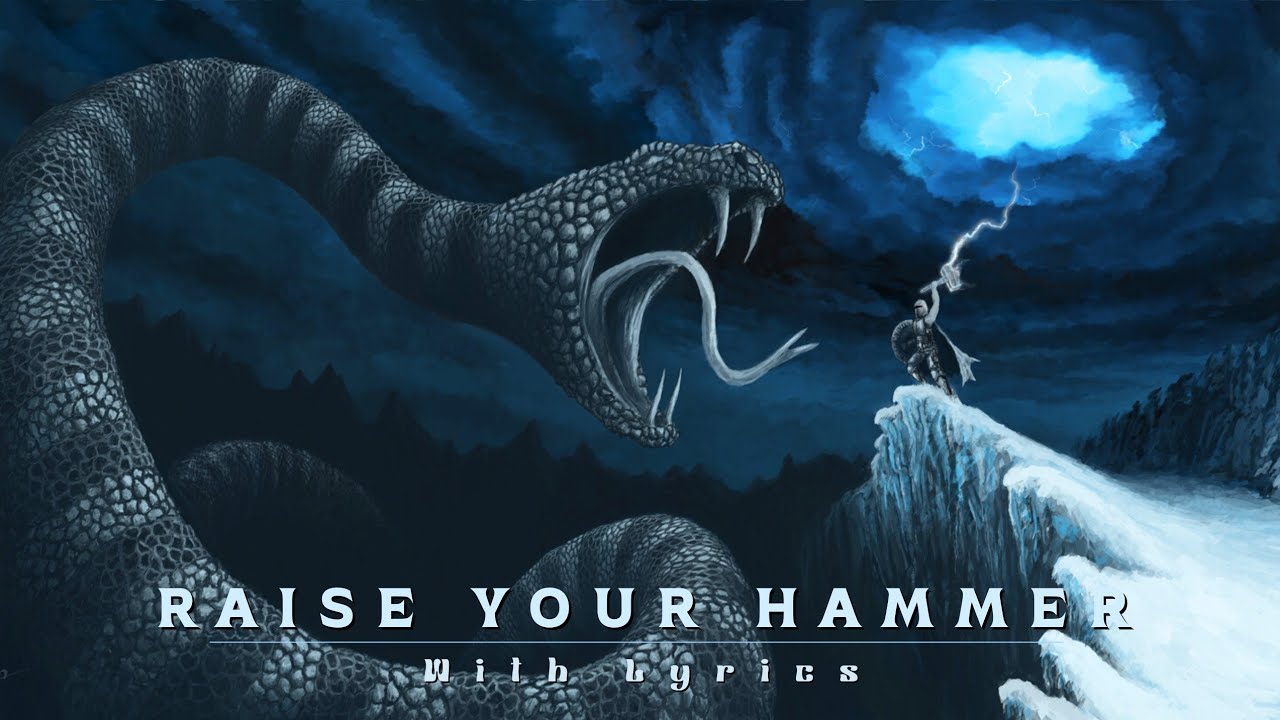 ALL FOR METAL - Raise Your Hammer - With Lyrics acordes