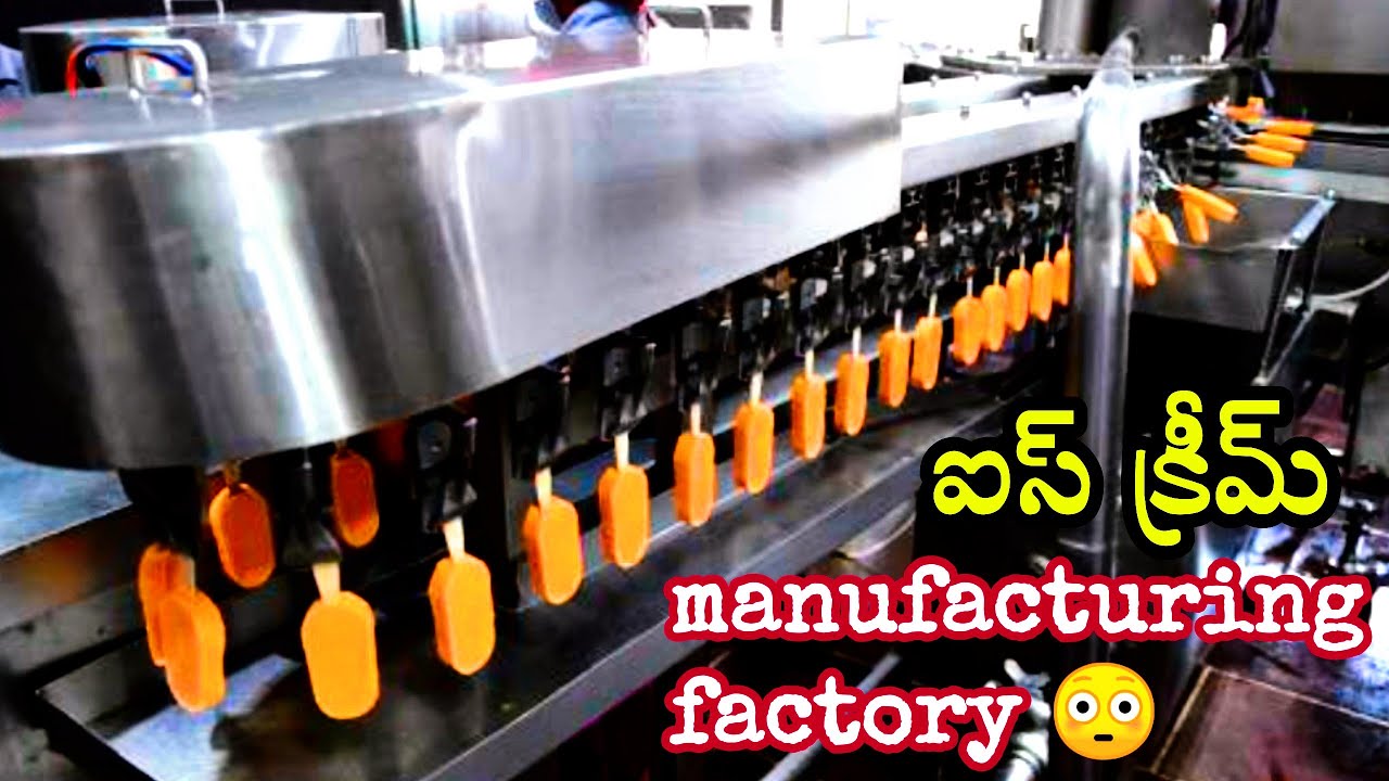 // inside ice cream manufacturing factory //🤔 how to make ice creams in