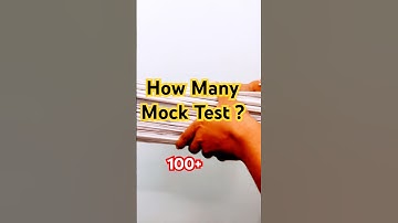 How many Mock Test to Crack NEET ? #neet2026 #mocktest #neetexam #mypreparation