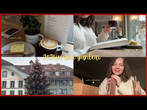 2025in Son Günleri ✨| Christmas market, kafede kitap okuma, almanca konuşma, parfüm denemeleri #vlog