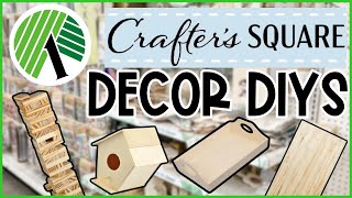 😃 Dollar Tree Crafter's Square Decor Ideas that will SAVE YOU MONEY!  Quick \& Easy Projects