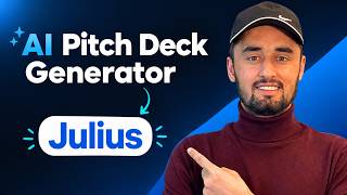 How to Create a Pitch Deck with AI in 2026 | Julius AI Tutorial