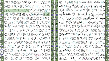 ٠١٥- سورة الحجر للشيخ المنشاوي برواية حفص ١.٢٥ من مصحف التجويد