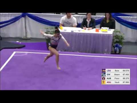 Ginasta Samantha Cerio quebra duas as pernas durante salto competição