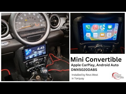 Fantastic Car Stereo Upgrade in Mini Convertible CarPlay DMX5020DABS #bmwmini #mini #caraudio