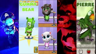 FNAF 🆚  FOXY🆚  TOM  🆚ANGELA  🆚Gummy Bear 🆚  Pierre 🎶 Who is Best?