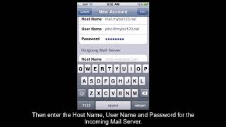 How to setup an IMAP email account on your iPhone