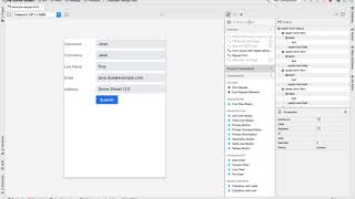 Vaadin Designer tutorial - Snippets and quick styling