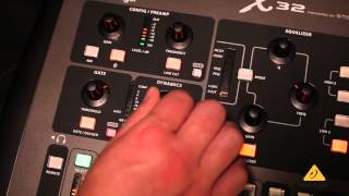 Getting To Know The X32: Channel Strip