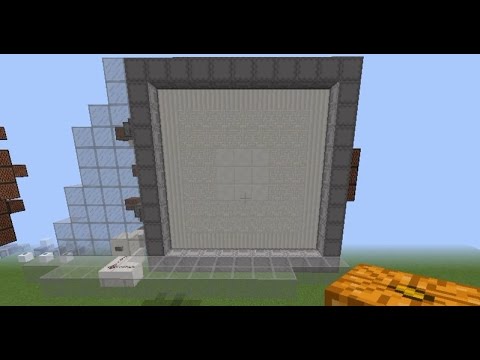 Minecraft どこまでも伸びる 9x9ピストンドア Youtube