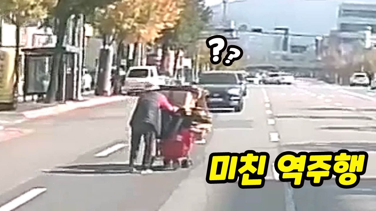 [노라준카 블랙박스]리어카 역주행｜블랙박스사고영상