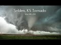 Close range selden ks tornado  hits town  full chase and aftermath