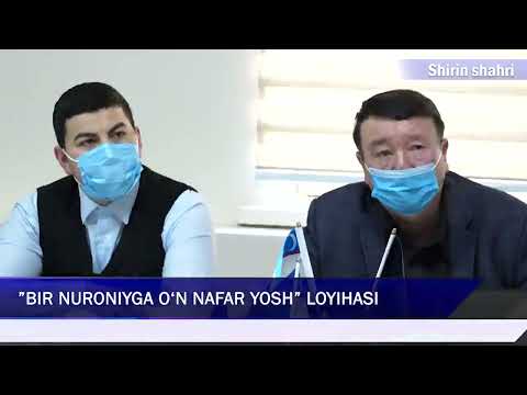 Shirin shahrida "Bir nuroniyga o'n nafar yosh" loyihasi doirasida uchrashuv tashkil qilindi