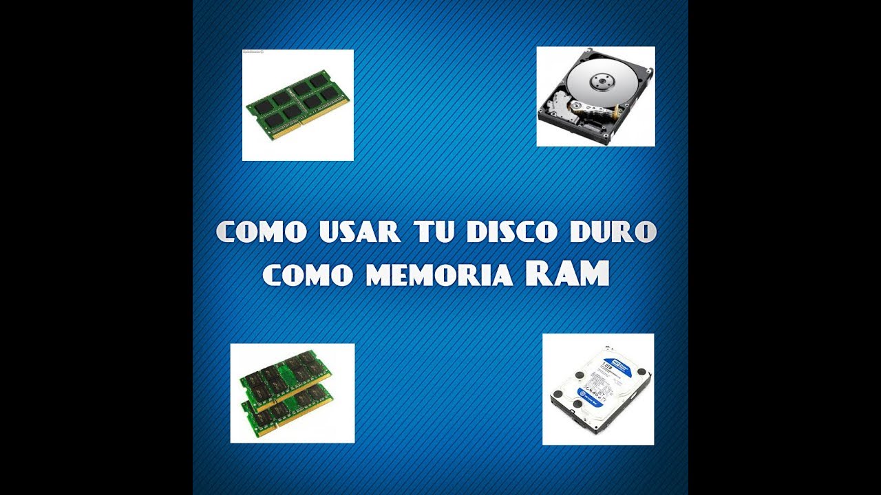 COMO PONER TU DISCO DURO COMO MEMORIA RAM 2018 - YouTube