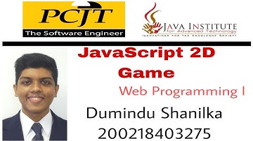 JavaScript 2D Game Video using VS CODE #sinhala