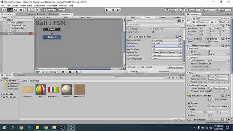 How to roll a ball using Playmaker in Unity