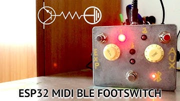 ESP32 Bluetooth Low Energy MIDI Footswitch