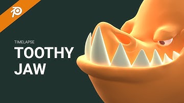 Blender | Sculpting a toothy shark workflow timelapse
