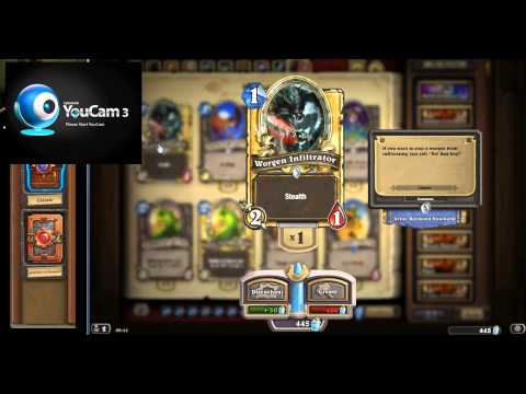 Hearthstone Card Pack Opening | Golden Legendary | Darkspear And TGT Backgrounds