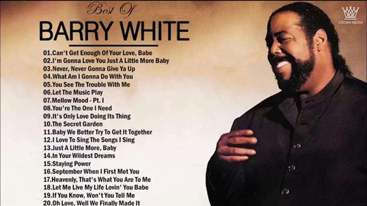 Барри уайт песни. Never never gonna give ya up Barry White. Barry White Gold best Hits.