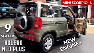 2024 Mahindra Bolero Neo Plus 9 Seater SUV - Extra Powerful Diesel Engine | Features, Price | Bolero