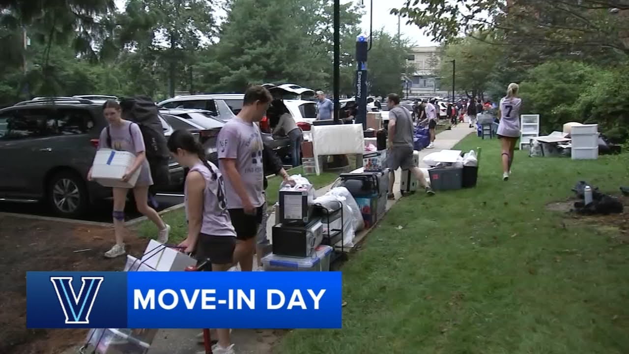 'Organized chaos': 1,800 students descend on Villanova's campus for move-in day