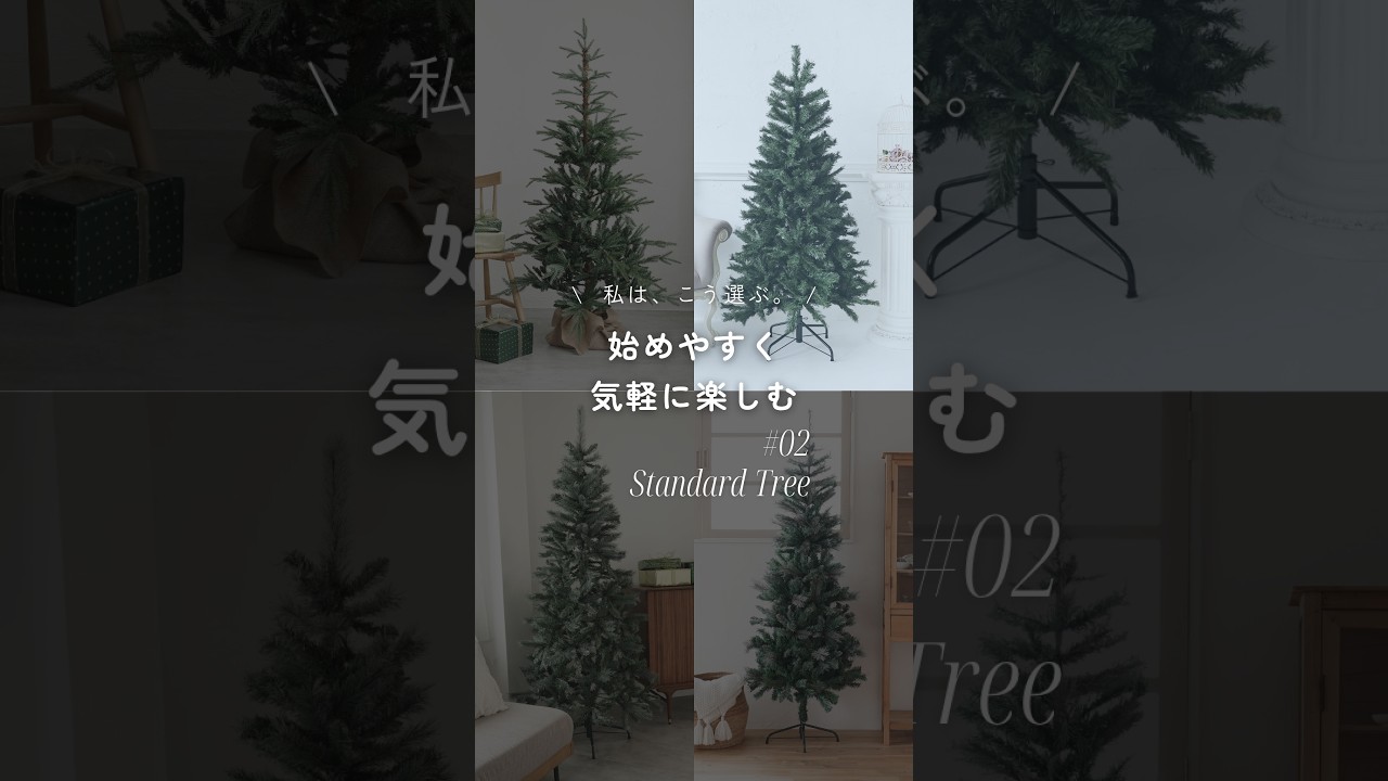 クリスマスツリー Standard Tree スタンダードツリー #Shorts