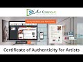 How to make a certificate of authenticity for art  artcertificate for artists