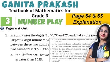 Number Play - Class 6 Maths Chapter 3 Ganita Prakash | Page 64 & 65 Figure it out Explanation