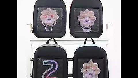 Smart LED Backpack video 9"