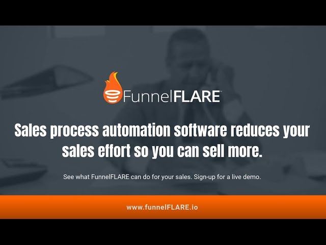 Sell More with FunnelFLARE Sales Enablement Software - Book a Live Demo