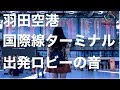 【空港アナウンス】羽田空港国際便ターミナルの音 3Dサウンド バイノーラル  『Sound at Haneda Airport』 binaural ASMR