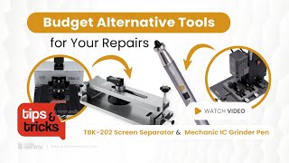 Budget alternatives for the TBK IC Grinder and TBK Screen Separator Machine (Tips and Tricks #80)
