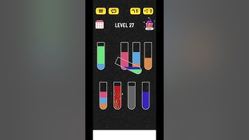 Water Sort Level 27 #watercolour #watergame #watersortpuzzle #games #puzzle #braingames