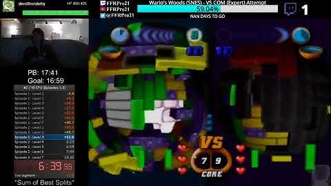 N64 - Tetrisphere - VS CPU Speedrun (Episodes 1-3) - 16:47