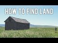 How To Search Online For Land For Sale