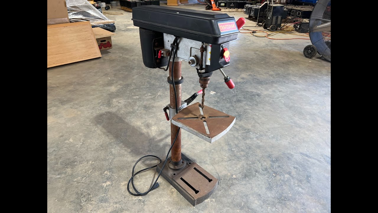 Craftsman 12" Drill Press YouTube