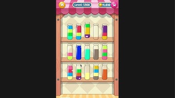 Water Sort Puzzle I Level 1266 I  Facebook I SOLVED