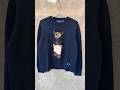 Polo Ralph Lauren bear knit sweater in navy