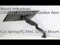 Avgearshop unboxing boost industries dm80ii gas spring monitor desk mount armstand for 1727