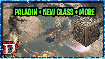 Diablo IV NEW PALADIN CLASS AND MORE INFO! THE CUBE IS BACK + FISHING + NEW ENDGAME