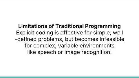 Episode  30 - AI vs Traditional Programming