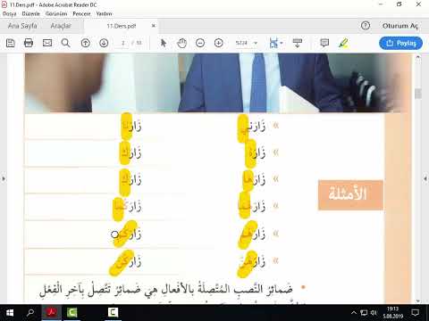 Akademik Arapça Nahiv Kitabı 2.Cilt 11.Ders (FİİLLERE BİTİŞEN MANSUB ZAMİRLER)
