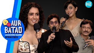 Sanya Malhotra, Ashutosh Rana, Sayani Gupta, Rajesh Tailang on Pagglait | Aur Batao