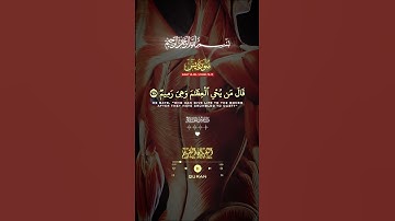 ﴿وضرب لنا مثلا ونسي خلقه﴾ 🌕🔊🥀 #الشيخ_فارس_عباد #آيات #قرآن #تلاوات #الجميع #استغفر_الله #سورة_يس